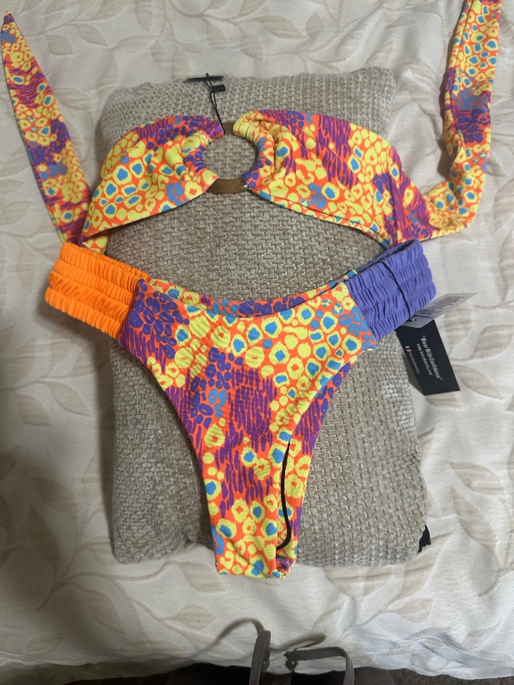 Berry Beachy Swim 2 piece bikini set